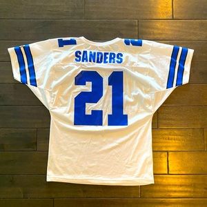 Deion Sanders Retro Wilson Cowboys Jersey